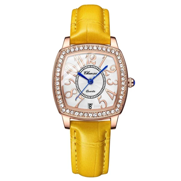 CX-316 CHENXI Fashion Ladies RoseGold Watches Top Brand Luxury Diamond Women Watch Stainless Steel Quartz Waterproof Wristwatch 7