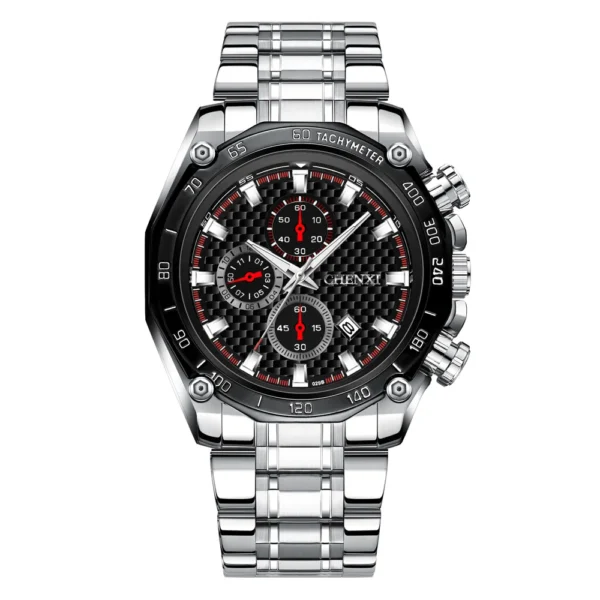 CHENXI New Fashion Watches Men's Top Brand Luxury Waterproof Full Steel Watch Men Quartz Date Clock Military Sport Wristwatch 10