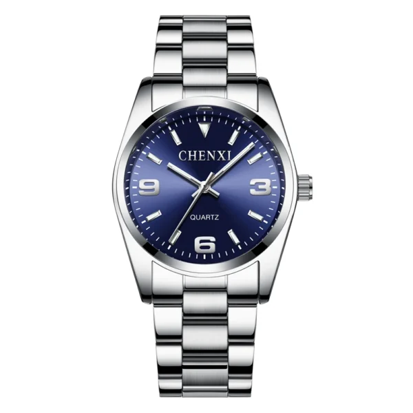 CHENXI New Fashion Watches Men Top Brand Luxury Men's Wristwatch Stainless Steel Sport Waterproof Quartz Clock Male 13