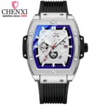 CHENXI Luxury Sport Quartz Watch - Silicone Strap & Waterproof 2
