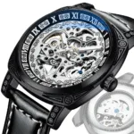 CHENXI Skeleton Automatic Watch - Leather Strap 2