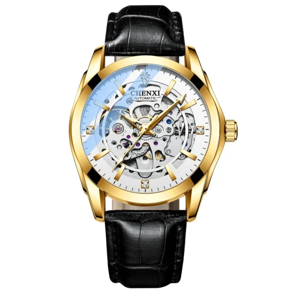 CX-8821 CHENXI Brand Watch Men Automatic Mechanical Tourbillon Movement Clock Business Waterproof Luminous Wrist Watch Relogio 10