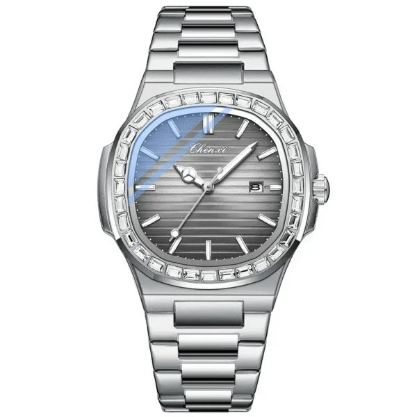 New CHENXI Watch Men's Wristwatch Original Waterproof Luminous Quartz Watches Stainless Steel Clock Gifts For Men 10