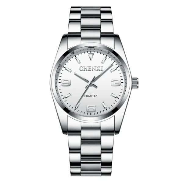 CHENXI New Fashion Watches Men Top Brand Luxury Men's Wristwatch Stainless Steel Sport Waterproof Quartz Clock Male 14