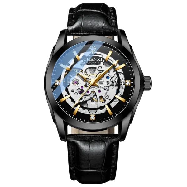 CX-8821 CHENXI Brand Watch Men Automatic Mechanical Tourbillon Movement Clock Business Waterproof Luminous Wrist Watch Relogio 7