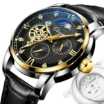 CHENXI Men's Business Watch - Automatic Tourbillon & Leather Strap 1
