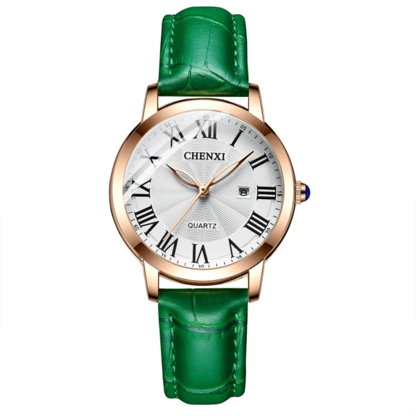 CHENXI Leather Quartz Ladies Watches Top Brand Luxury Casual Watch for Women Waterproof Fashion Leather Analog Womens Wristwatch 11