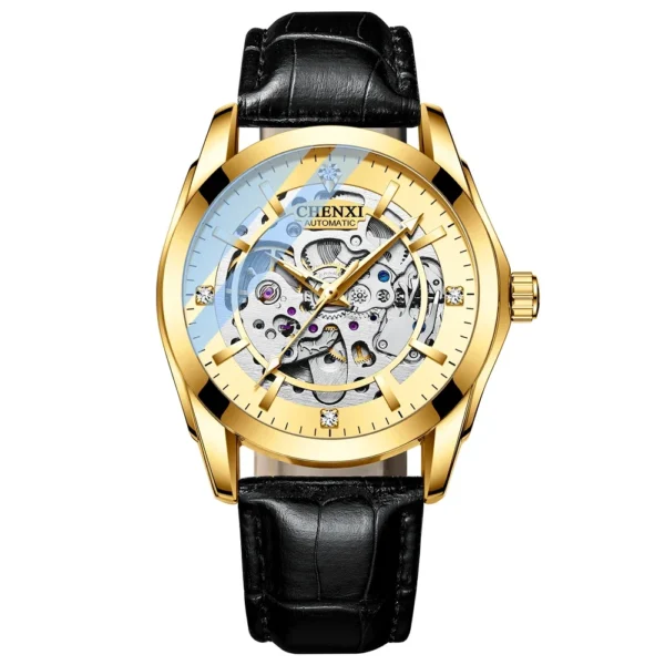 CX-8821 CHENXI Brand Watch Men Automatic Mechanical Tourbillon Movement Clock Business Waterproof Luminous Wrist Watch Relogio 9