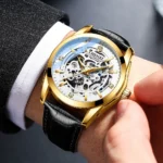 CX-8821 CHENXI Brand Watch Men Automatic Mechanical Tourbillon Movement Clock Business Waterproof Luminous Wrist Watch Relogio 6