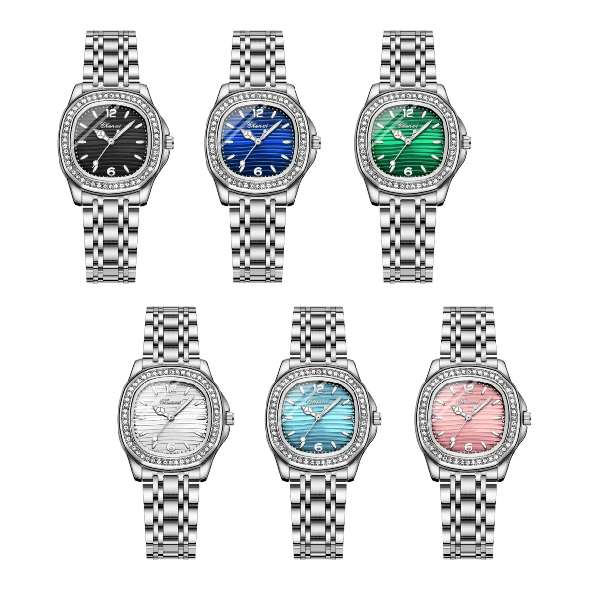 CHENXI Luxury Square Women's Watch - Quartz & Waterproof 4